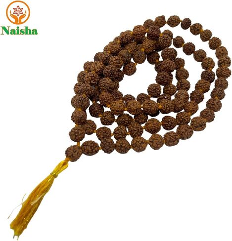 حقيبة NAISHA Gaumukhi Japa Mala وحقيبة Kamal Gatta Mala الأصلية (بذور اللوتس) مسبحة صلاة Japamala Lakshmi Puja Mala التأمل الهندوسي in Kuwait