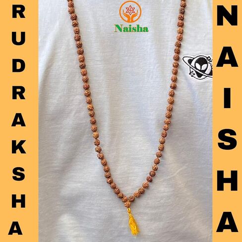 حقيبة NAISHA Gaumukhi Japa Mala وحقيبة Kamal Gatta Mala الأصلية (بذور اللوتس) مسبحة صلاة Japamala Lakshmi Puja Mala التأمل الهندوسي in Kuwait