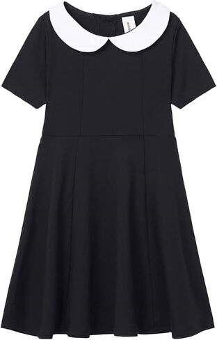 Mud Kingdom Girls Peter Pan Collar Dress Back to School Uniform in Saudi Arabia