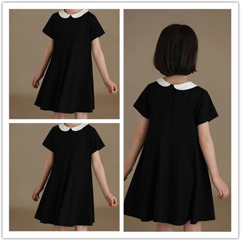 Mud Kingdom Girls Peter Pan Collar Dress Back to School Uniform in Saudi Arabia