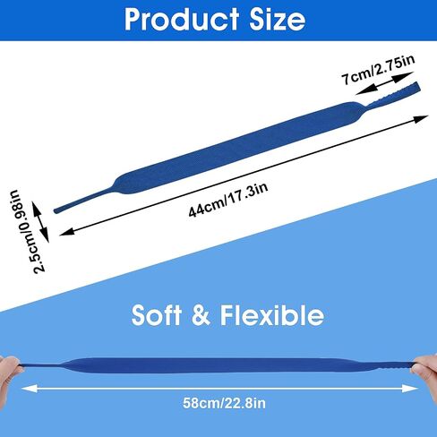 10 Pieces Floating Eyewear Retainer Neoprene Sunglasses Straps Floating Sunglasses Straps Sunglasses Holder Straps Soft Eyeglass Straps for Men Women Sports Outdoors Water Activities in Saudi Arabia