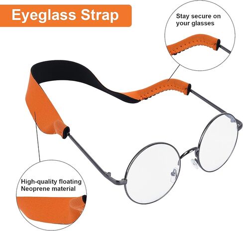 10 Pieces Floating Eyewear Retainer Neoprene Sunglasses Straps Floating Sunglasses Straps Sunglasses Holder Straps Soft Eyeglass Straps for Men Women Sports Outdoors Water Activities in Saudi Arabia