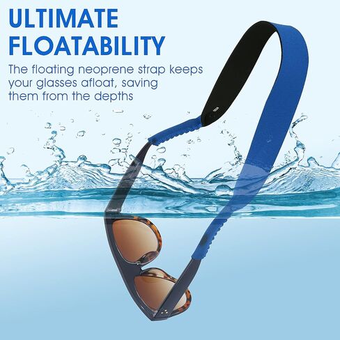 10 Pieces Floating Eyewear Retainer Neoprene Sunglasses Straps Floating Sunglasses Straps Sunglasses Holder Straps Soft Eyeglass Straps for Men Women Sports Outdoors Water Activities in Saudi Arabia