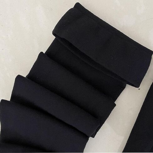 النساء جوارب طويلة إلى الركب عالية الفخذ جوارب التمهيد للهالوين عيد الميلاد مهرجان زينة الحفلات ارتداء اليومي (1 زوج + أسود) in Kuwait