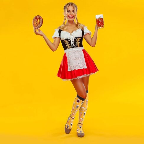 جوارب مرحة لحفلات الهالوين للرجال والنساء - توابل اليقطين وشبح وساحرة, One Size in Kuwait