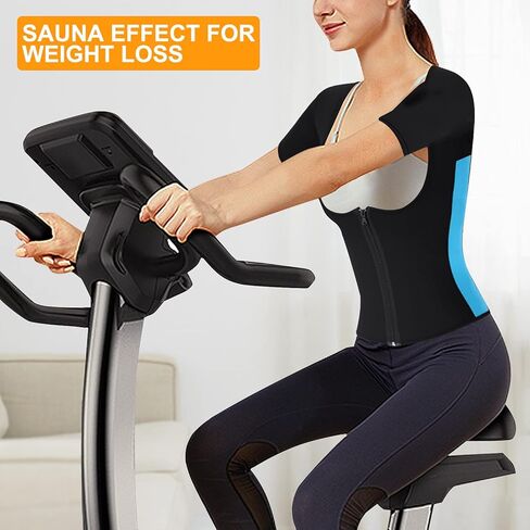 سترة ساونا نسائية من Gotoly مصنوعة من النيوبرين مع أكمام لبدلة رياضية ساخنة لفقدان الوزن in Kuwait