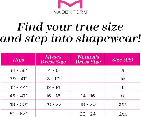 ملابس داخلية نسائية من Maidenform ذات دانتيل صديق للبيئة للتحكم في الشكل، ماصة للرطوبة، ملابس داخلية متوسطة الطول in Saudi Arabia