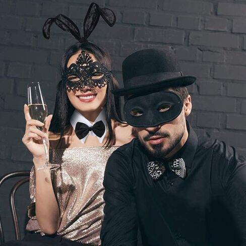 إكسسوارات أزياء الأرنب الأسود الأبيض الأرنب طوق الأصفاد هالوين مثير الأرنب مجموعة تأثيري للنساء in Kuwait