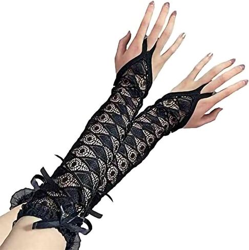 زي تنكري للقطط السوداء، يتضمن أذنين من الدانتيل القطة، قناع تنكري، قلادة، قفازات، زينة لذيل القط في عيد القديسين طقم زي القطة المثير لحفلات الهالوين التنكرية in Kuwait