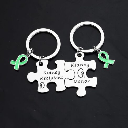 HOLLP Donor Jewelry Transplant Gift Kidney Donor Kidney Recipient Set of Keychain for Donor in Saudi Arabia