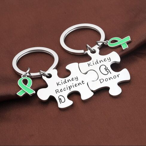 HOLLP Donor Jewelry Transplant Gift Kidney Donor Kidney Recipient Set of Keychain for Donor in Saudi Arabia