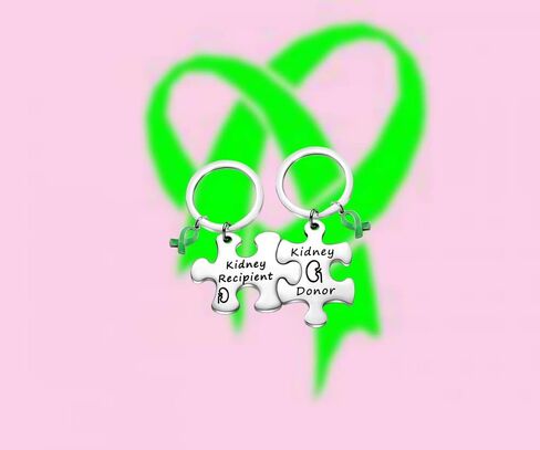 HOLLP Donor Jewelry Transplant Gift Kidney Donor Kidney Recipient Set of Keychain for Donor in Saudi Arabia