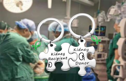 HOLLP Donor Jewelry Transplant Gift Kidney Donor Kidney Recipient Set of Keychain for Donor in Saudi Arabia
