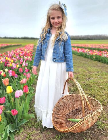 Arshiner Girls Summer Dress Boho Beach Casual Smocked Maxi Dresses in Saudi Arabia