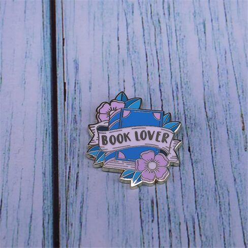 Books for Every Badge Creative Brooch for Coat Bag Hat Jeans DIY Decoration  Books Lover Book-Themed Enamel Pin Gift for Book Lovers Readers Students Bibliophiles in Saudi Arabia