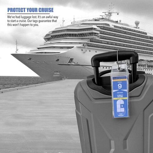 مجموعة Royal Caribbean الأساسية - بطاقات الأمتعة، وأحزمة التعليق، وأشرطة المناشف in Saudi Arabia