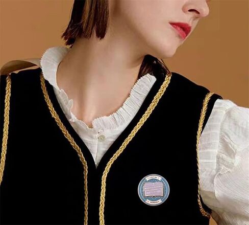 Book Lovers Club Badge Round Button Brooch Reading Gift Enamel Pin Jeans Shirt Scarf Bags Jewelry in Saudi Arabia