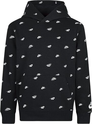 Nike Boy's NSW Club SSNL GFX Pullover Hoodie (Toddler/Little Kids/Big Kids) in Saudi Arabia