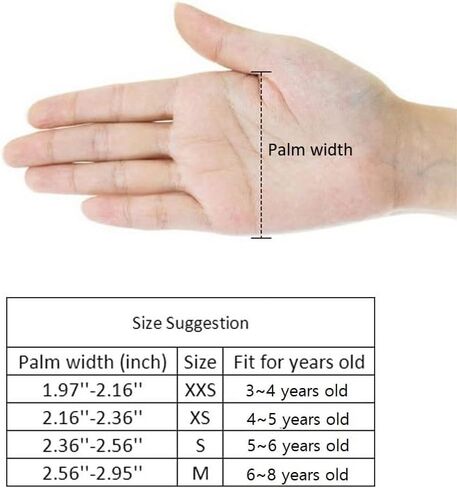 Zhengrongsite Cycling Gloves for Kids Skateboard Gloves Boys Girls Roller Skating Gloves Full Finger in Saudi Arabia