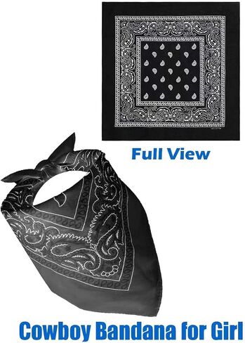 YBHOMINE Cowboy Hat with Bandana - Feather Boa Cowgirl Hat for Women & Men,bachelorette party Halloween Dress-Up… in Kuwait