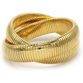 Marshal Metal Fashion Bracelet Omega Chain Polished Stretch Double Cobra Bracelet in Kuwait