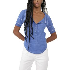 Free People womens On the Run Henley in Saudi Arabia