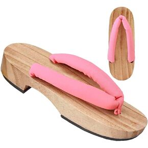 Meaniny Wooden Clogs Women's Kamado Kochou Cosplay Shoes Geta Slippers Japanese