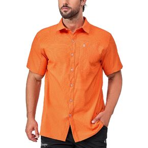 Little Donkey Andy Men's Lightweight Quick Dry Button Down Shirts for Golf Hiking Casual Breathable UPF50