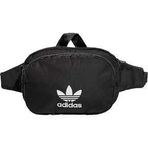 adidas Originals Sport Waist Pack/Travel and Festival Bag, Black/Better Scarlet, One Size