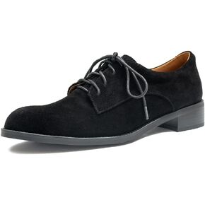 ONEENO Women's Classic Lace-up Suede Oxford