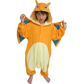 SAZAC Kigurumi - Pokemon - Charizard - Onesie Jumpsuit Halloween Costume - Kids Size (5-9 Year Old) in Saudi Arabia