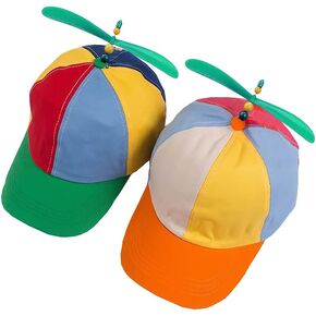 2 حزمة قبعة المروحة للكبار بألوان قوس قزح الزاهية قبعة المروحة قوس قزح الأعلى in Kuwait