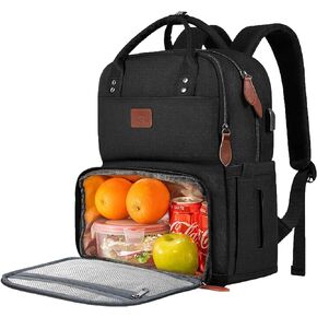 MATEIN Work Backpack Woman, Insulated Cooler Backpacks with Lunch Box, 15.6 Inch Laptop Backpack with USB Port Reusable Water Resistant Tote Food Bag for College Beach Camping Picnics Womens Gifts in Saudi Arabia