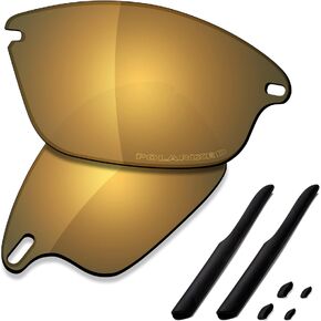 SAUCER Premium Replacement Lenses & Rubber Kits for Oakley Fast Jacket OO9097 Sunglass