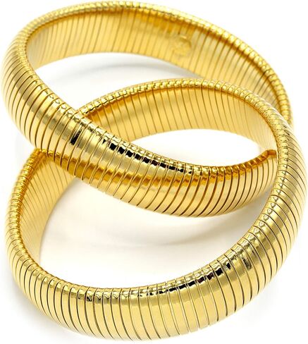 Marshal Metal Fashion Bracelet Omega Chain Polished Stretch Double Cobra Bracelet in Kuwait