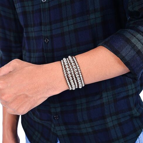 الزنك الفضي + البني - سوار معصم داكوتا بوهو الروحي in Kuwait