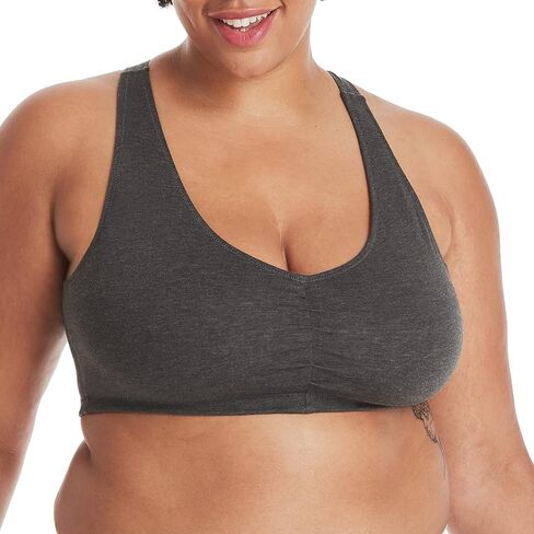 Hanes Womens X-Temp Wireless Bra Pack, Stretch Pullover Bra, Low-Impact Racerback Bra, 2-Pack in Kuwait