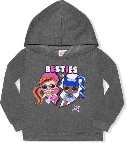 LOL Surprise Dolls Girls’ Hoodie and Legging Set for Little and Big Kids – Pink/Grey in Saudi Arabia