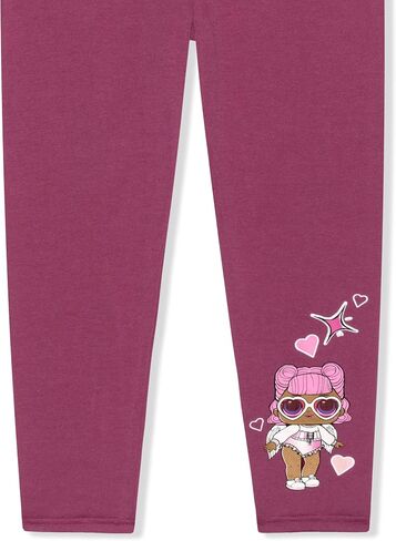 LOL Surprise Dolls Girls’ Hoodie and Legging Set for Little and Big Kids – Pink/Grey in Saudi Arabia