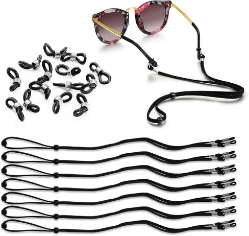 KongJies Eyeglass Straps, Adjustable Eyeglass String Glasses Holder Strap, Sunglass Eyewear Retainers for Men and Women's in Saudi Arabia