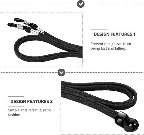 KongJies Eyeglass Straps, Adjustable Eyeglass String Glasses Holder Strap, Sunglass Eyewear Retainers for Men and Women's in Saudi Arabia