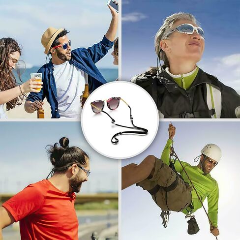 KongJies Eyeglass Straps, Adjustable Eyeglass String Glasses Holder Strap, Sunglass Eyewear Retainers for Men and Women's in Saudi Arabia