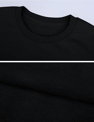 Beaully Women's Oversized Crewneck Long Sleeve Sweatshirts Casual Solid Pullover Sweatshirt Tops Shirts in Saudi Arabia
