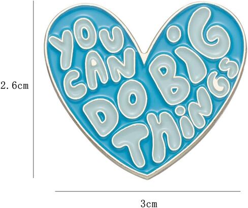 Positive Enamel Pins Set Inspirational Saying Brooch Motivational Phrase Lapel Badges Cute Brooch Pin for Women Girls Clothing Bags Hats Decorations in Saudi Arabia