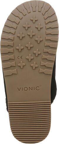 حذاء Arlette Mule النسائي من Vionic - حذاء مسطح مريح يشتمل على نعل داخلي مدمج لدعم قوس القدم يساعد على تصحيح النطق وتخفيف آلام الكعب الناجمة عن التهاب اللفافة الأخمصية، مقاسات العرض المتوسطة 5-12 in Saudi Arabia