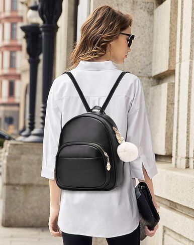 حقيبة ظهر صغيرة من BESYIGA للنساء، حقيبة ظهر جلدية صغيرة، حقيبة نهارية لطيفة للسفر in Kuwait