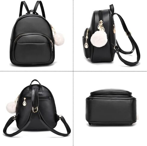 حقيبة ظهر صغيرة من BESYIGA للنساء، حقيبة ظهر جلدية صغيرة، حقيبة نهارية لطيفة للسفر in Kuwait