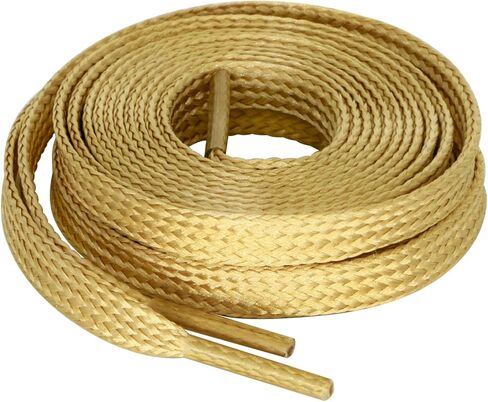 أربطة حذاء حريرية/مستديرة من MiracleCat للأحذية الرياضية والأحذية الرياضية 120-160 سم لون ذهبي/فضي in Kuwait