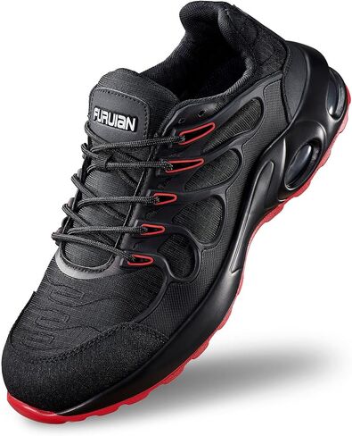 Furuian Steel Toe Shoes for Men Women Air Cushion Indestructible Steel Toe Sneakers Comfortable Safety Shoes Mens Work Shoes in Kuwait