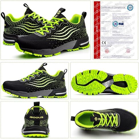 Steel Toe Shoes for Men Women Lightweight Safety Shoes Comfortable Cushion Steel Toe Sneakers Indestructible Work Shoes in Saudi Arabia